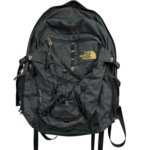 The North Face Black + Gold Borealis Backpack - Picture 1 of 5